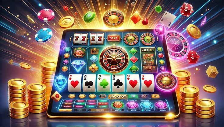 Live football streaming and casino dashboard on mobile